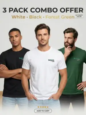 Signature- EliteCraft™ Logo T-Shirt- Combo Pack