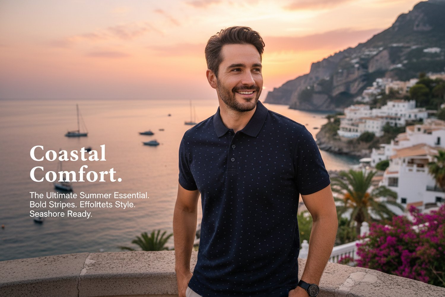 BreakOrDie – Midnight Dot Polo – Black Micro Pattern