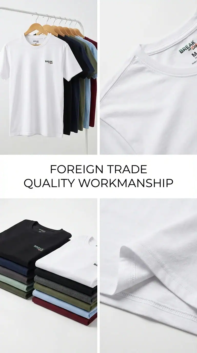 BreakOrDie | Signature EliteCraft™ White Logo T-Shirt | 100% Premium Cotton