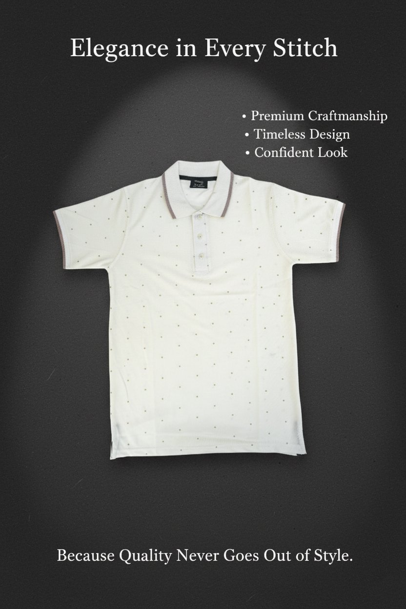 BreakOrDie – Ivory Breeze Polo – Soft Dot Design - Image 9