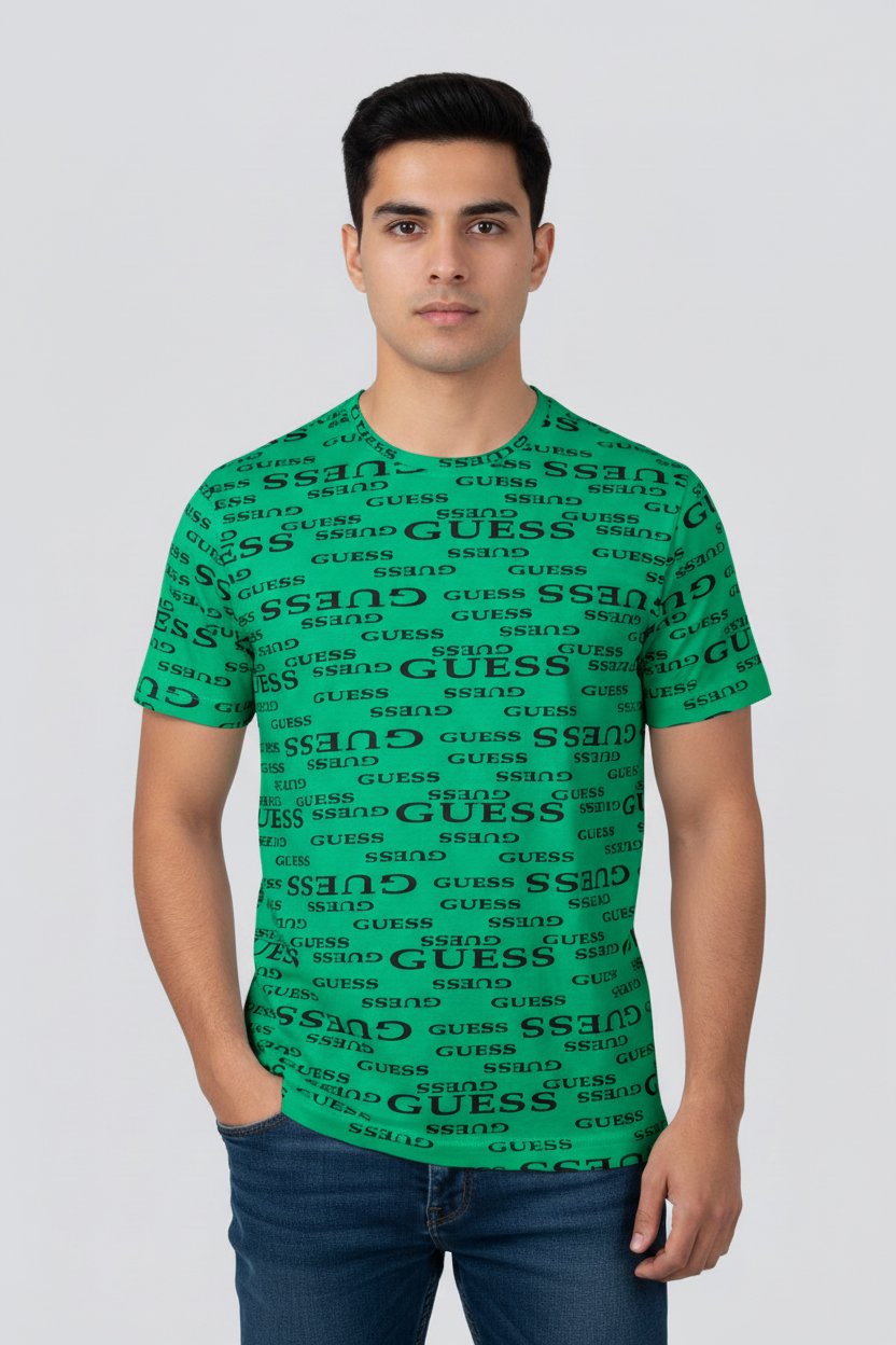 BreakOrDie – All-Over Logo Print T-Shirt | 100% Cotton Casual Wear