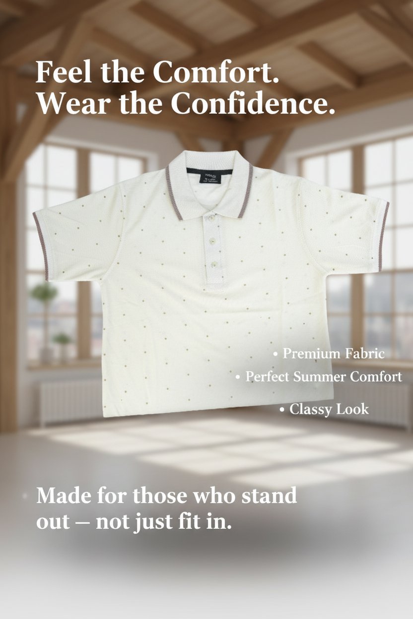 BreakOrDie – Ivory Breeze Polo – Soft Dot Design - Image 7