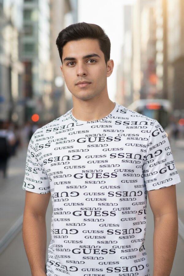 BreakOrDie – All-Over Logo Print T-Shirt | 100% Cotton Casual Wear