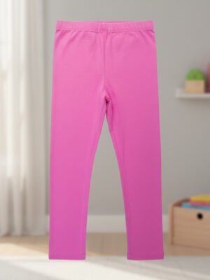 BreakOrDie - Girls Soft Stretch Legging Pants – Everyday Comfort Wear | Pink | Toddler & Kids Sizes