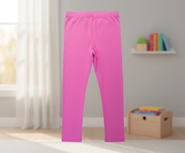 BreakOrDie - Girls Soft Stretch Legging Pants – Everyday Comfort Wear | Pink | Toddler & Kids Sizes
