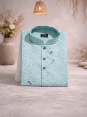 BreakOrDie | Hand & Heart™ – Men's Mint Horizon Heritage Panjabi