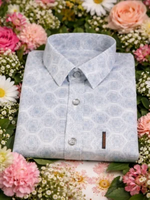 BreakOrDie | Hand & Heart™ – Boys’ Soft Sky Heritage Short Sleeve Shirt (Ages 11–13)