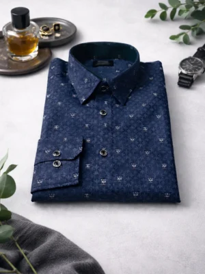 BreakOrDie | Hand & Heart™ – Men’s Navy Heritage Long Sleeve Shirt