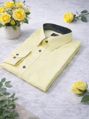 BreakOrDie | Hand & Heart™ – Men’s Soft Yellow Heritage Long Sleeve Shirt