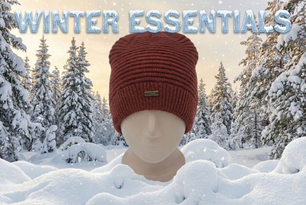 BreakOrDie – Unisex Rib-Knit Essential Winter Hat – Rust Brown