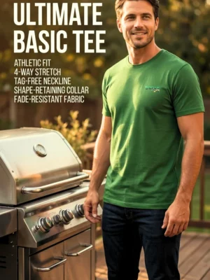 BreakOrDie | Signature EliteCraft™ Forest Green Logo T-Shirt | 100% Premium Cotton | Streetwear