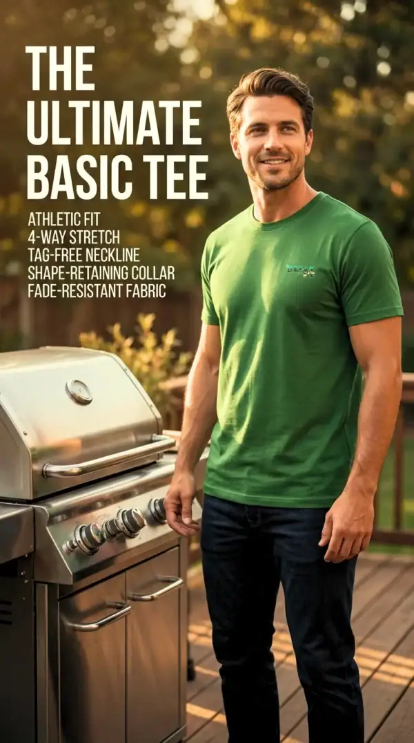 BreakOrDie | Signature EliteCraft™ Forest Green Logo T-Shirt | 100% Premium Cotton | Streetwear