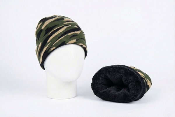 BreakOrDie – Arctic Shield Unisex Thermal Beanie – Army Green Camo