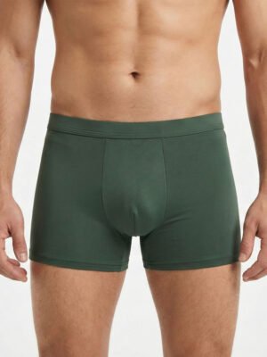 BreakOrDie - Signature EliteCraft™ Men’s Premium Cotton Boxer Briefs – Forest Green