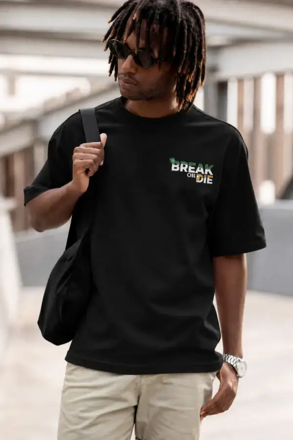 BreakOrDie | Signature EliteCraft™ Black Logo T-Shirt | 100% Premium Cotton | Streetwear