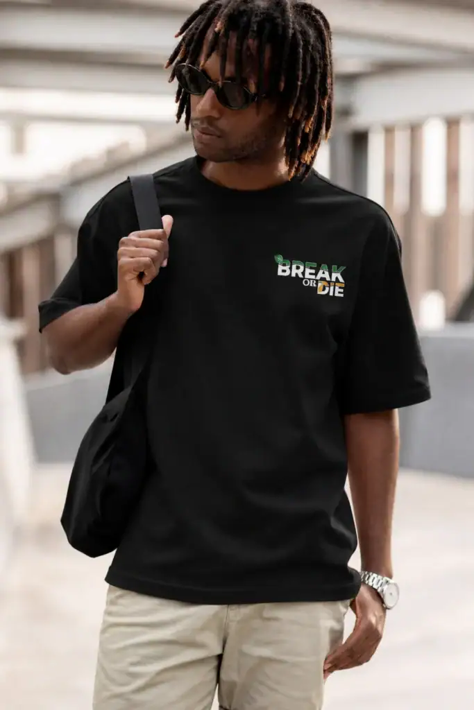 BreakOrDie | Signature EliteCraft™ Black Logo T-Shirt | 100% Premium Cotton | Streetwear