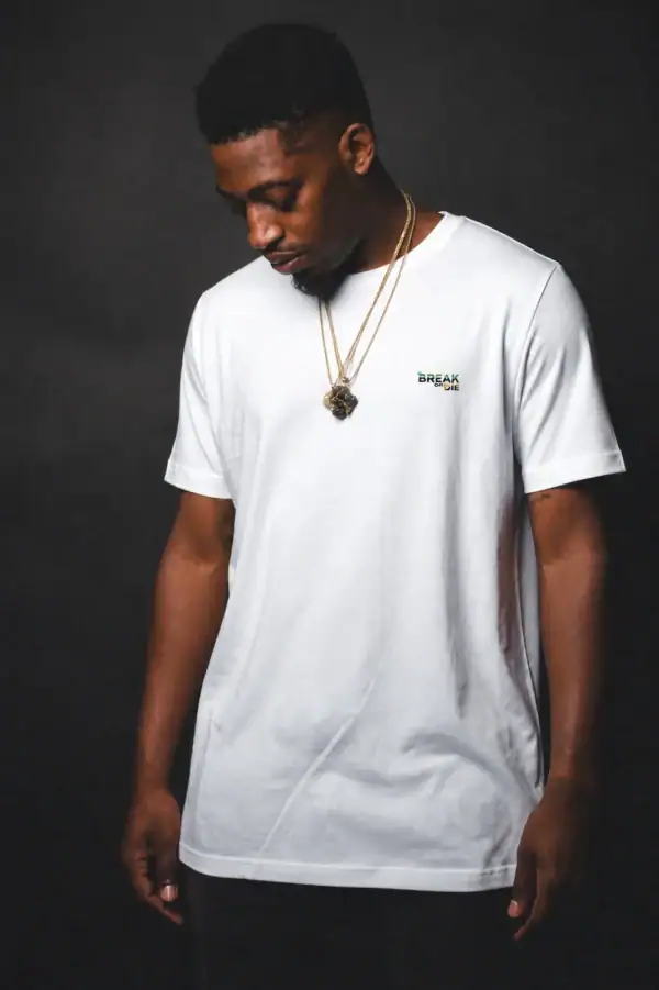 BreakOrDie | Signature EliteCraft™ White Logo T-Shirt | 100% Premium Cotton | Streetwear