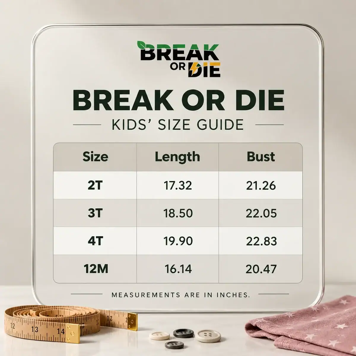 Size Guide