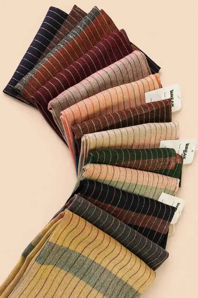 Break or Die | Signature EliteCraft™ Premium Striped Textured Scarf & Hijab Collection | Earth Luxe Tones (6 Colors)