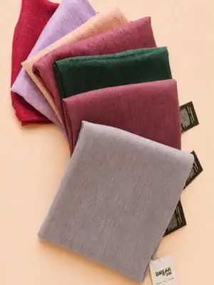 Break or Die | Signature EliteCraft™ Crinkle Shimmer Scarf & Hijab Collection | Classic Tones (6 Colors)