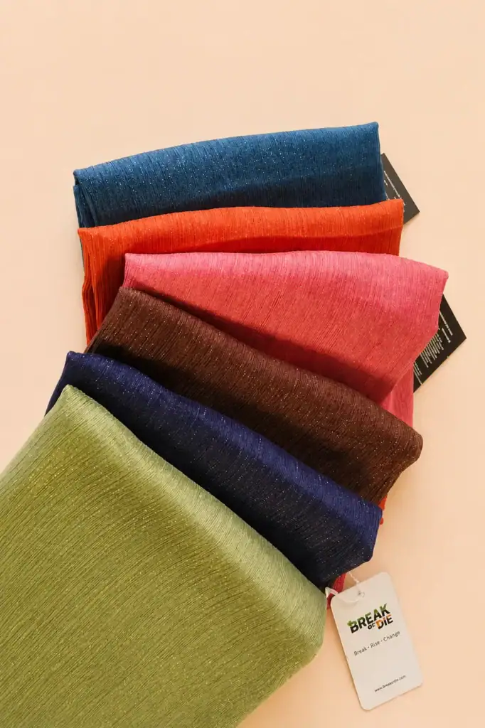 Break or Die | Signature EliteCraft™ Crinkle Shimmer Scarf & Hijab Collection | Bold Essentials (6 Colors)