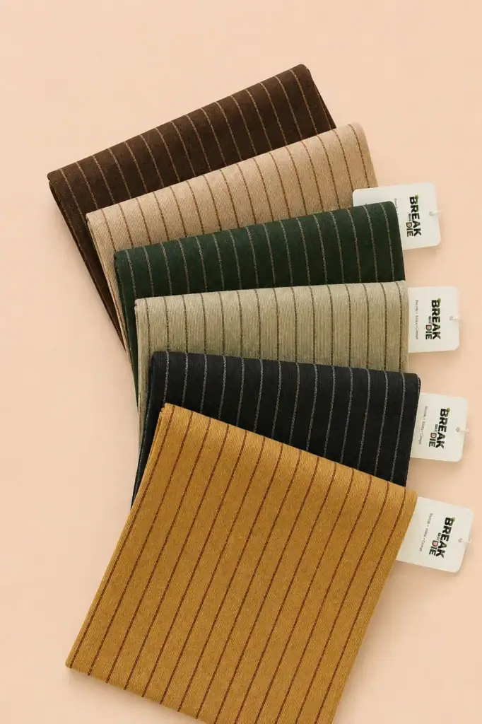Break or Die | Signature EliteCraft™ Premium Striped Textured Scarf & Hijab Collection | Heritage Bolds (6 Colors)