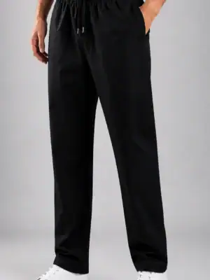 Break or Die | Signature EliteCraft™ Men’s Black Premium Cotton Pajama with Zip Pockets