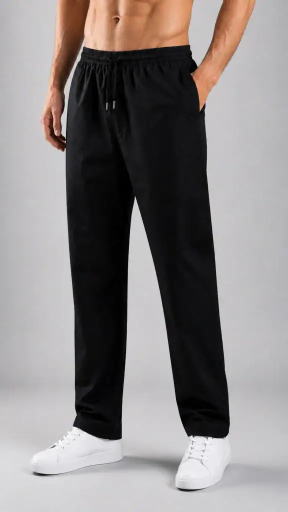Break or Die | Signature EliteCraft™ Men’s Black Premium Cotton Pajama with Zip Pockets