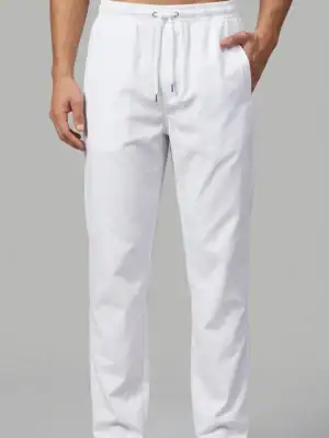 Break or Die | Signature EliteCraft™ Men’s White China Fabric Premium Pajama with Zip Pockets